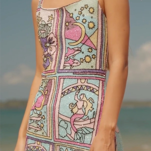 Oceanus Talia Hand-Beaded Crystal Dress – XS - Picture 1 of 6